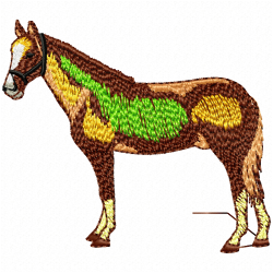 Horses Embroidery Design 5 Horses Embroidery Design 5